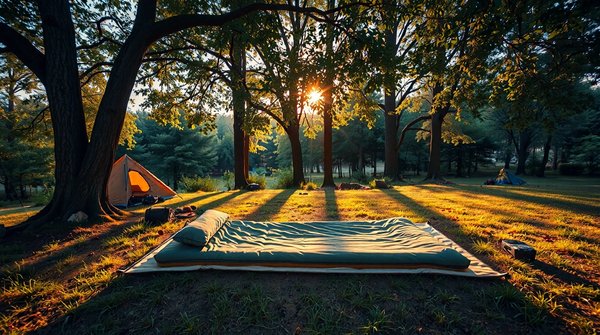 Le matelas camping confortable pour des nuits paisibles en nature